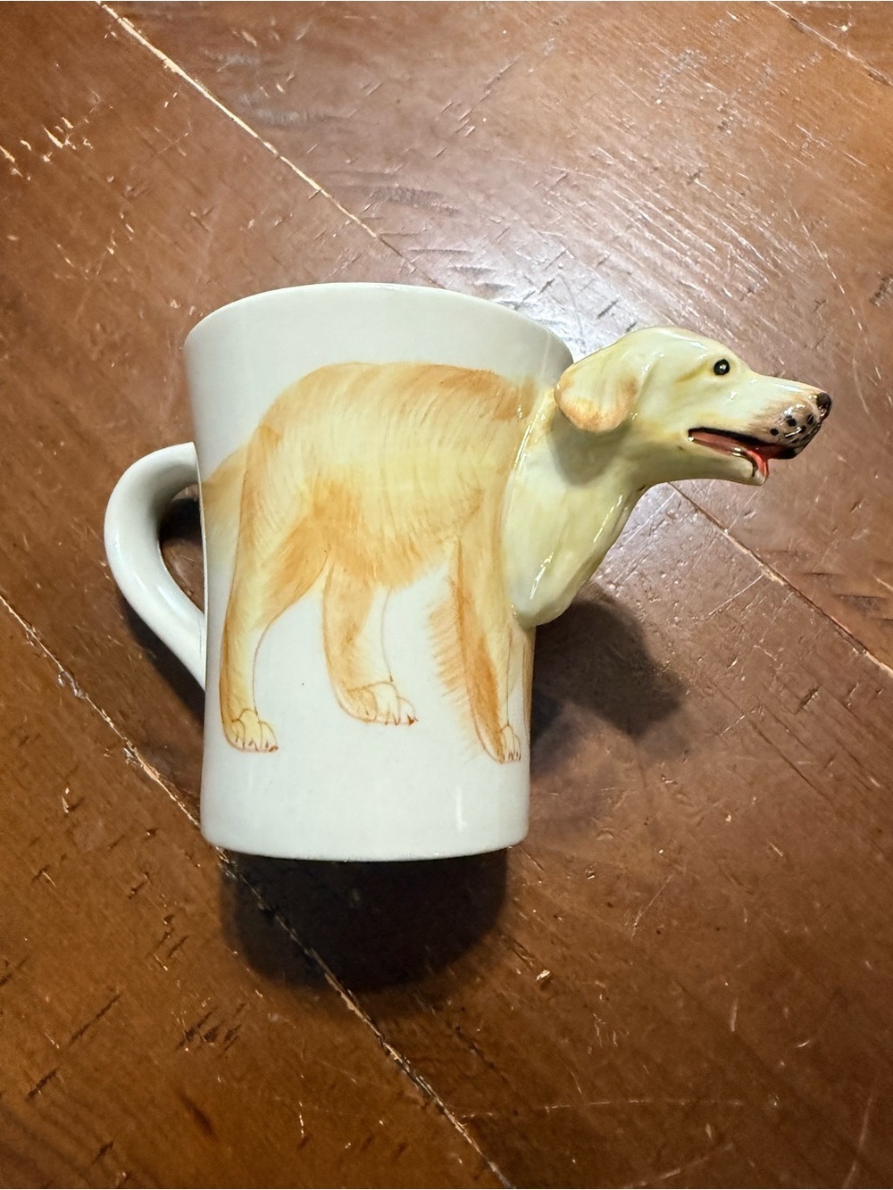 Ermo Zoo Handpainted Labrador Retriever Ceramic Mug Dog 3D